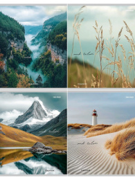 Тетрадь  96 листов перевертыш Виды природы-7 Т96-4890