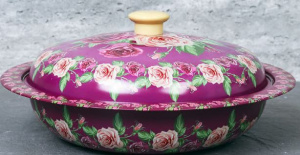 Чаша металлическая с крышкой 3,0л ER-531 747527