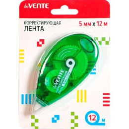 Корректирующая лента 5мм х 12м Devente, зеленый корпус 4062108