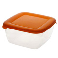 Контейнер для СВЧ пластиковый 0,46л квадратный Лайт Полимербыт С542