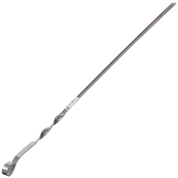 Шампур из нержавеющей стали угловой 70см (лезвие 60см) 2 культуры 2К-353