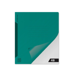 Тетрадь 48 листов ErichKrause Coverprobook Reef Matt, пластиковая обложка, бирюзовый 63788