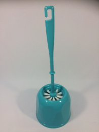 Комплект для туалета WC пластиковый Стандарт бирюзовый Мульти-Пласт 2000 МТ066