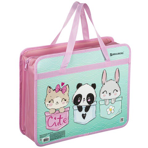 Папка-портфель детский Brauberg Best Pals 271467