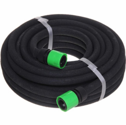 Шланг поливочный ПВХ сочащий (оросительный с перфорацией) 15м, 1/2" (12мм), с коннекторами 720-528
