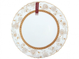 Тарелка стеклокерамическая мелкая 240мм Корица Коралл LHP95-160203