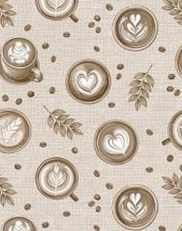 Клеенка столовая на тканевой основе ТВ 1,30х25м бежевый Колорит 648/2