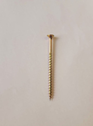 Саморез для г/к  3,8х70  по дереву (желт.цинк) 28-3870Дж