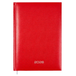 Ежедневник датированный А5 168 листов Attomex Orion, бумвинил, красный, 2026 2332635