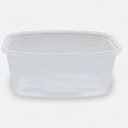 Контейнер одноразовый пластиковый с крышкой 138х102мм  500мл Юпласт ЮУПМ3315