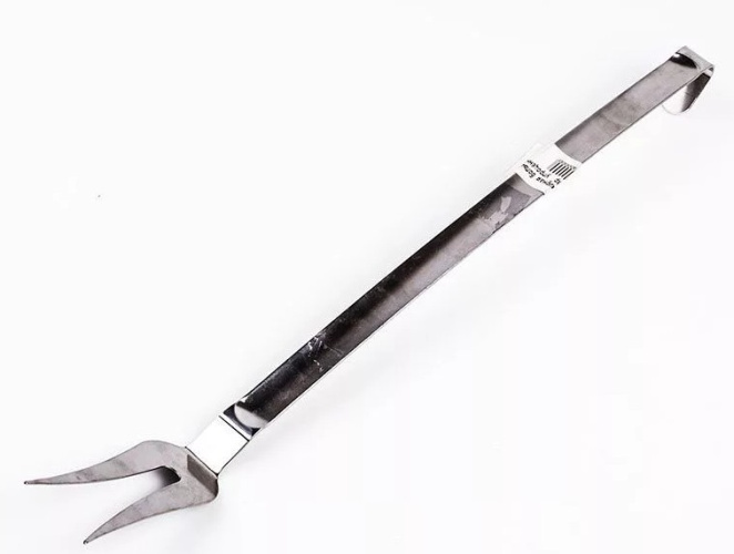 Вилка кулинарная из нержавеющей стали 35см Кулинар транжирная большая Нытва