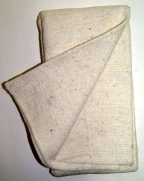 Тряпка для пола из холстопрошивного полотна 75х100см бюджет белая ДомВелл 