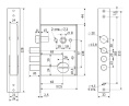 Замок врезной Гардиан-5011-4 Гардиан 22368