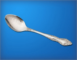 М3 Тройка Ложка чайная из нержавеющей стали с худож. росписью Павловский завод им. Кирова СЧ-61/10б