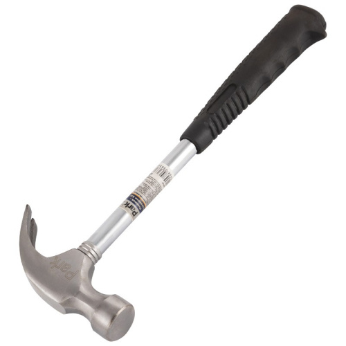 Молоток-гвоздодер 0,45кг металлическая обрезиненная ручка Park HAM45CL/354109