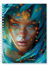 Тетрадь  96 листов Сказочная девушка, гребень С0262-109