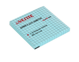 Блок самоклеящийся 76х76 голубой в клетку 80 листов Devente 2010385