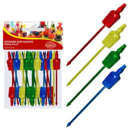 Шпажки для канапе пластиковые набор 20шт. 8,5см Бар Мультидом МТ76-109