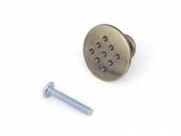 Ручка-кнопка мебельная Palladium Maria Mirabela Knob AB Palladium 42785