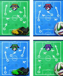 Тетрадь  18 листов клетка Football World, ассорти Т5ск18 3489