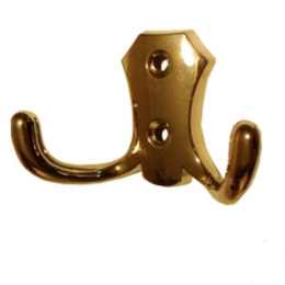 Крючок мебельный KL-56 PB (КВ 2), золото 15942