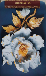 Коврик напольный для ванной на резин. основе Imperial 3Д 50х 80см DB-877