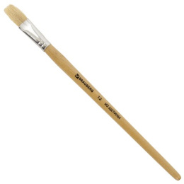 Кисть №12 щетина плоская Brauberg 200204