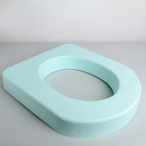 Сиденье для унитаза пенопласт, зеленый С3