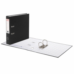 Папка-регистратор 70мм PVC Brauberg, черный 220891