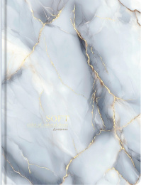 Дневник универсальный твердая обложка Нежный мрамор Д40-9444