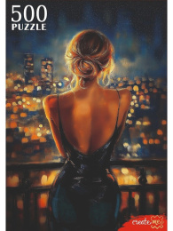 Пазлы  500 элементов Огни ночного города Ф500-8722