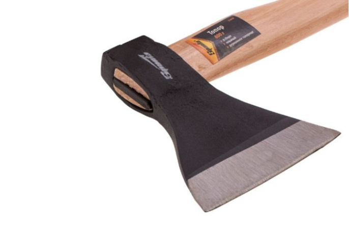 Топор 0,8кг деревянная ручка, кованый Sparta 21610