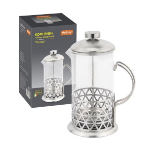 Френч-пресс 0,6л нержавеющая сталь+стекло Rombo Mallony 005486