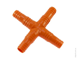 Соединитель крестообразный 1/2-5/8" под хомут SLD 048