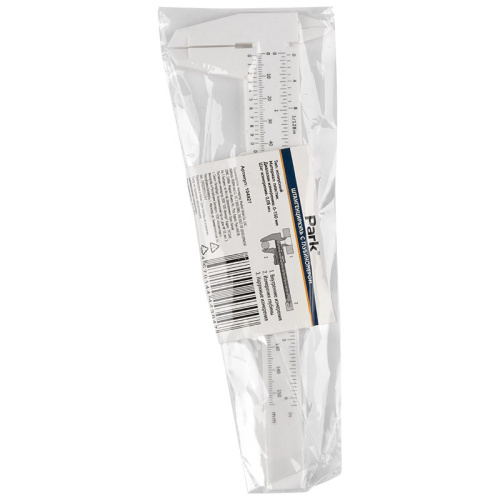 Штангенциркуль 150мм с глубиномером пластиковый Park 104927