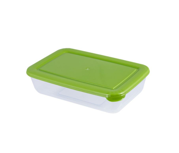 Контейнер для СВЧ пластиковый 1,9л прямоугольный Лайт Полимербыт С553