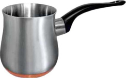 Турка из нержавеющей стали 1л медное дно пластиковая ручка CW-1000C Mallony 985215