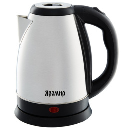Чайник электрический 1,8л 1500Вт, нержавеющая сталь, диск Яромир ЯР-1005