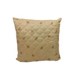 Подушка 70х70см Овечья шерсть (чехол п/э 70, кант) в пакете Коллекция Золотое Руно ДомВелл 