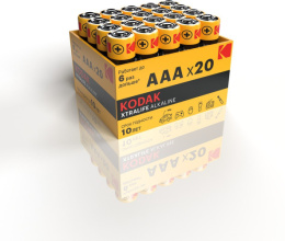 Батарейка Kodak алкалиновая Xtralife LR03 (20шт. bulk) Б0054764