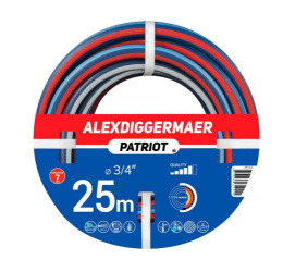 Шланг поливочный ПВХ армированный Patriot 3/4" (19мм) 25м, 4-х слойный AlexDiggerMaer AD131825