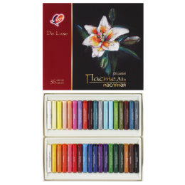 Пастель 36 цветов масляная Луч Люкс 30С 1939-08