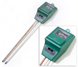 Измеритель кислотности почвы электронный 3 в 1 (влажность, кислотность, освещенность) Грин Бэлт 06-091