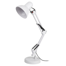 Лампа настольная ученическая 40Вт, цоколь - Е27, белый Эра N-214-E27-40W-W/7877