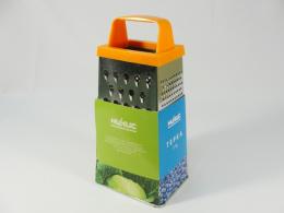 Терка 4 грани h-23см жестяная, пластиковая ручка, в картон. упаковке Никис Т-1у