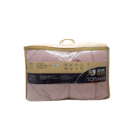 Одеяло 172х205см Овечья шерсть (поплин) в чемодане ДомВелл 