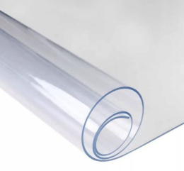 Клеенка столовая силиконовая Crystal 0,8х20м 0,8мм прозрачная Grace CR-08-80