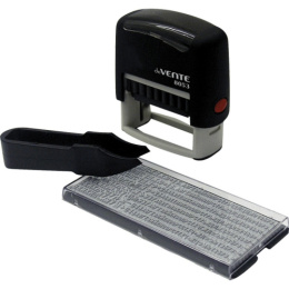 Штамп самонаборный 5-стр. 58х22мм Devente 8053, касса с пинцетом в комплекте 4116304