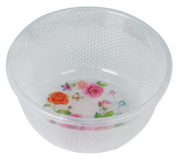 Миска пластиковая 5,0л Медовая прозрачная, в ассортименте Ар-Пласт 03032