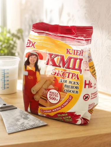 Клей обойный КМЦ-Экстра стружка 500г Россия